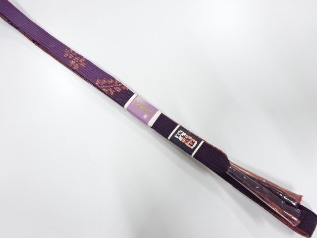 JAPANESE KIMONO / UNUSED KOREI HAND-TIED OBIJIME